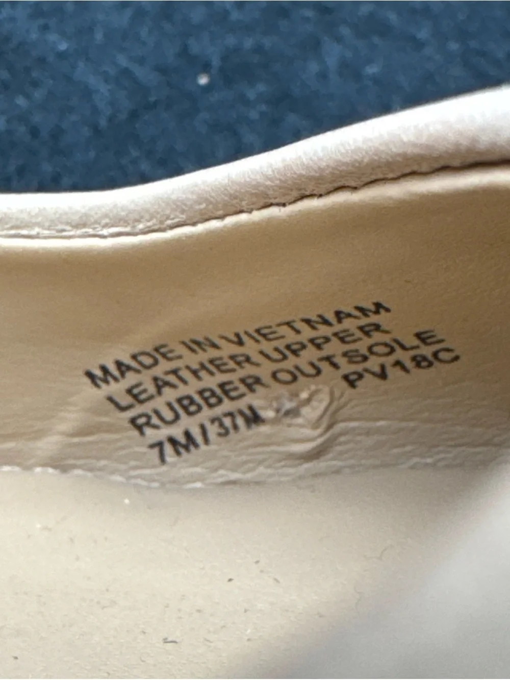 Michael Kors Leather Almond Toe Pump Heels Tan Beige Neutral Womens Size 7